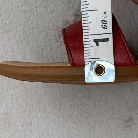 Born Alice Ankle Strap Leather Flat Sandals Sz8 - Picture 11 of 16